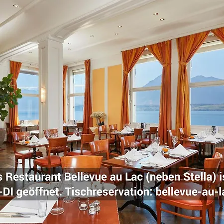 Hotel Dependance Stella Del By Restaurant Bellevue Au Thun